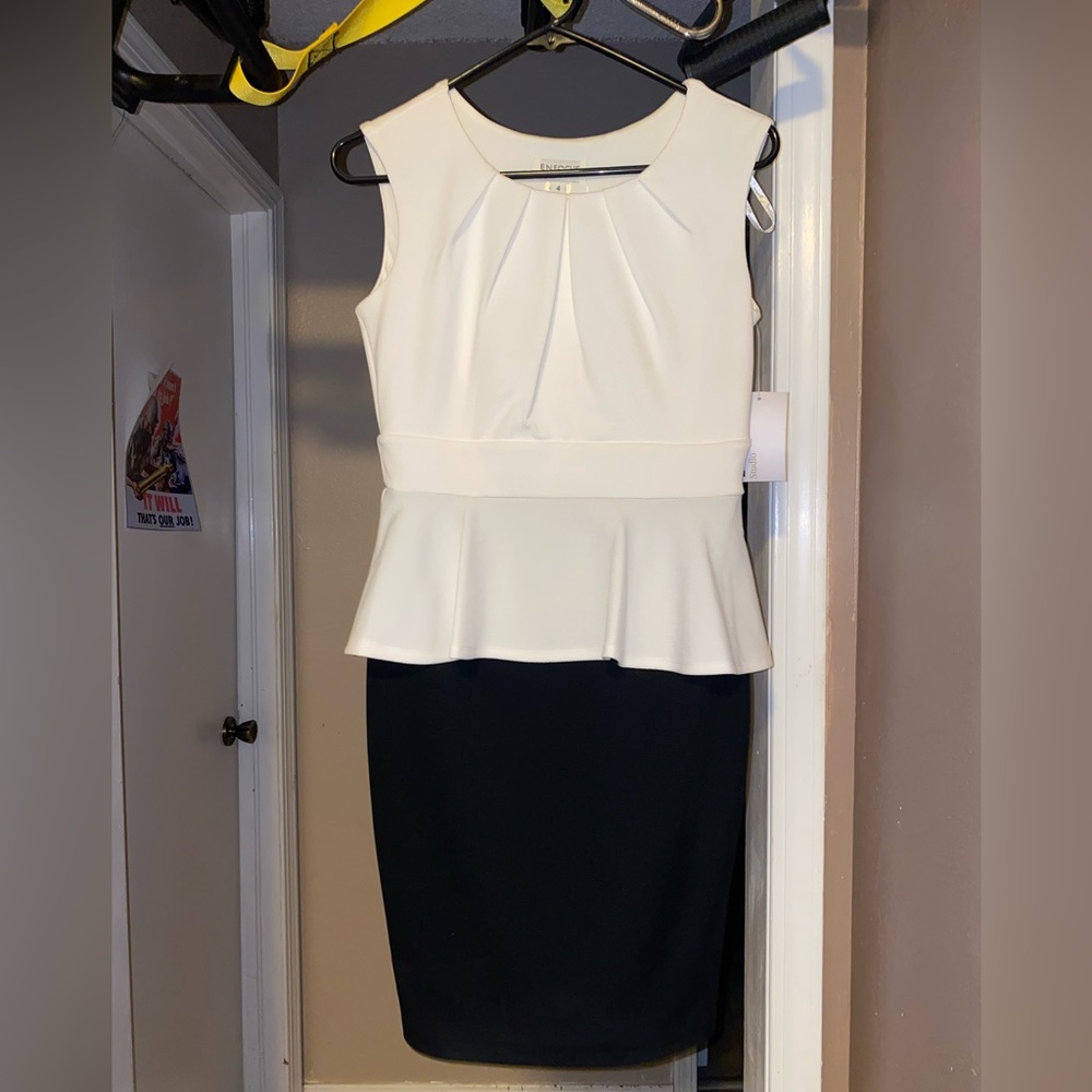 Enfocus peplum dress